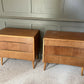 A Vintagen Retro Chest Of Drawers By Avalon 1960’s Waterfall Front Stick Legs (2 Available)