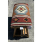 Beautiful Contemporary Kilim Kelem Flat Weave Upholstered Bench Seat With Rack
