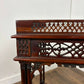 Reproduction Mahogany Chippendale Style Silver Table
