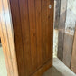 Vintage Mid Victorian Narrow Pine Pantry Hall Kitchen Estate Cupboard, c1860