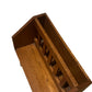 Vintage Art Deco period Oak book and magazine rack