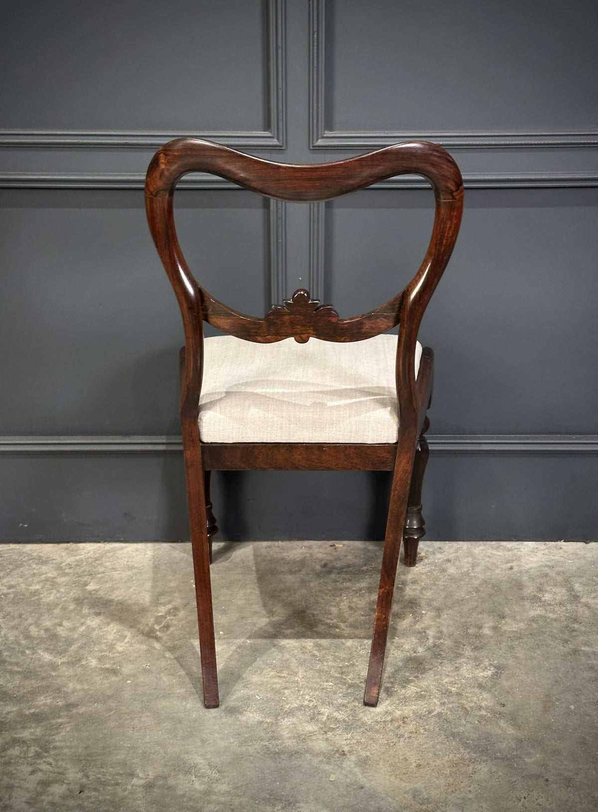 Set of Eight Rosewood Dining Chairs