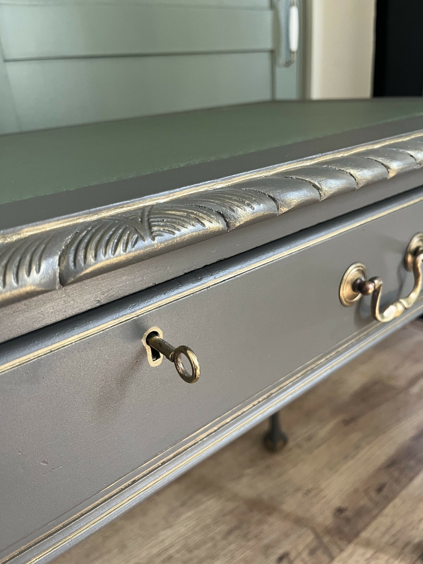 Green Console Table