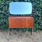 Vintage 1960's Danish Teak Vanity Table