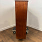 Mid-Century Glazed Teak Bookcase Cabinet