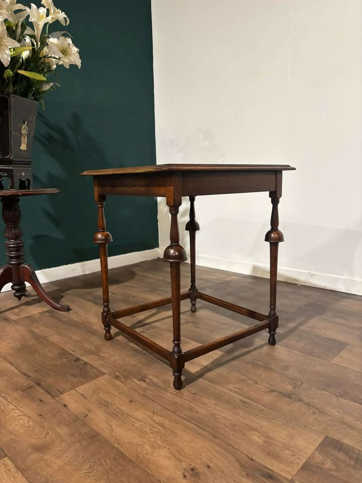 Early 20th Century  Oak Window Table2