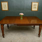 Victorian Oak Wind Out Dining Table with Extension Leaf - 181 cm