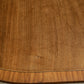 Regency Style Mahogany Extending Dining Table with Leaf - Twin Pedestal - D End