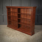 Vintage Victorian Oak Open Bookcase