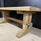Good Quality Bleached Oak Farmhouse Dining Table