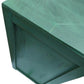 Forest Green Vintage Cabinet Dark Academia Drinks Cupboard | Bedside Table with Cable Hole Grandmillennial Staged Furniture UK Delivery
