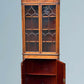 An Edwardian Mahogany, Satinwood and Marquetry Inlaid Corner Cabinet