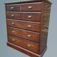 Large Edwardian Walnut Chest of Drawers