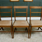 6 Edwardian Mahogany Dining Chairs with Drop in Seats