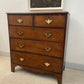 Vintage Georgian oak chest of drawers