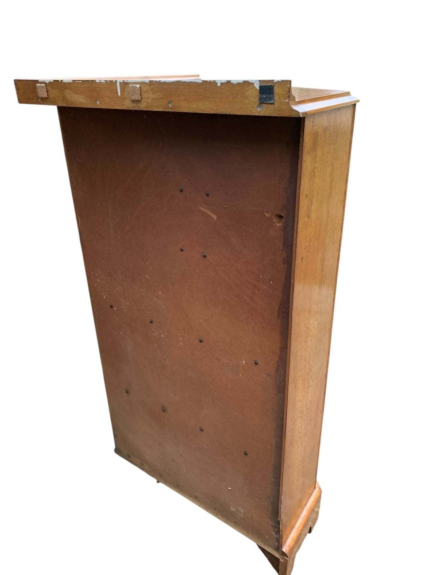 Mid century light Oak corner cupboard / drinks cabinet