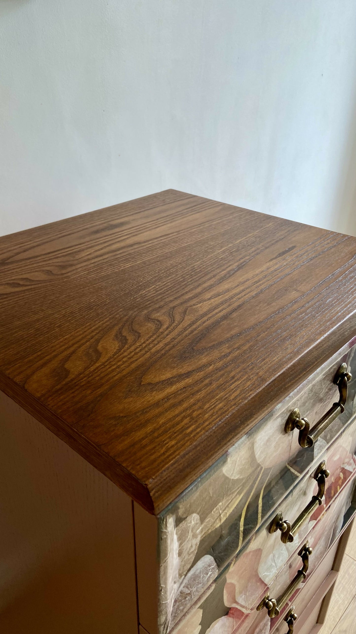 Chest of Drawers G- Plan -Hand -Painted in Dusky Terracotta