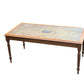 Regency style Rattan and Mahogany coffee table
