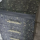 Luxe Black & Gold upcycled Leopard Print Bedside Tables | Art Deco Glam