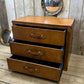 English handmade vintage luxury leather drawer chest - London tan