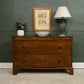 Wide Georgian Oak Chest of Drawers - 2 Drawer Chest