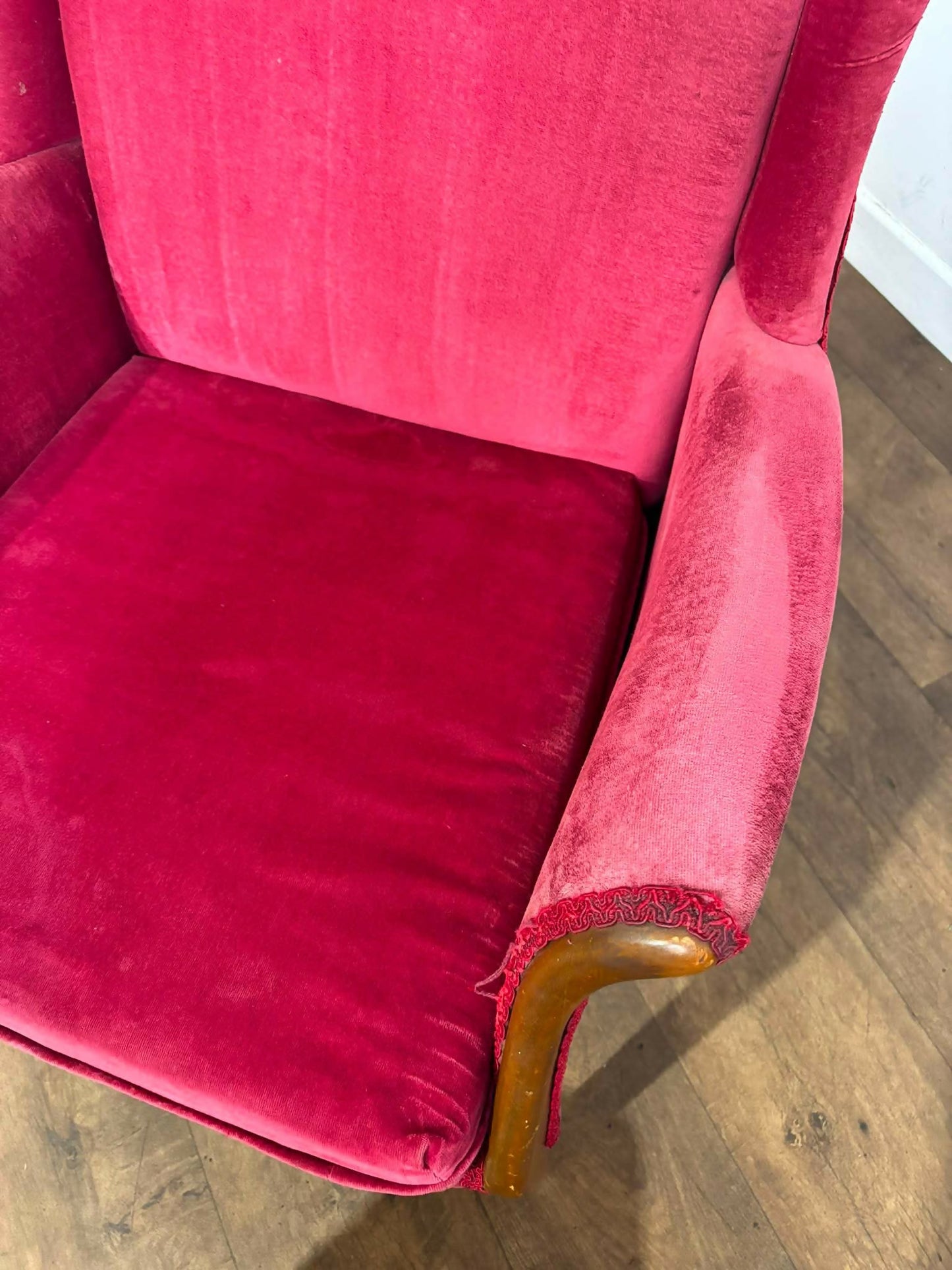 Vintage Parker Knoll Wing Back Chair (For Restoration)