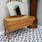 Alfred Cox Mid Century Dressing Table in Walnut 1960s with Single Mirror