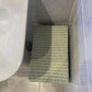 Lloyd loom 1951 laundry basket- recently refreshed in light green chalk paint