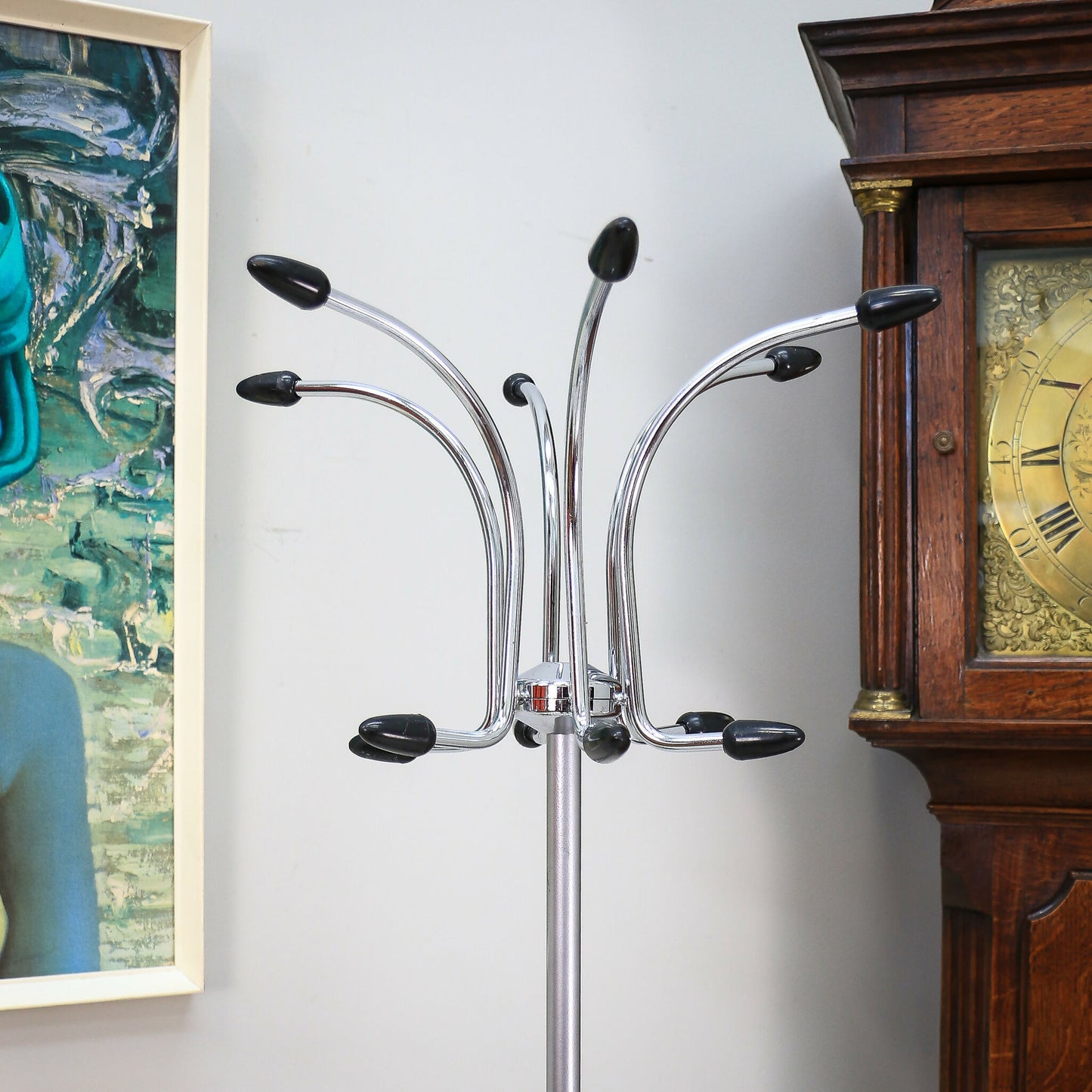 Vintage Atomic Sputnik Metal Coat Stand by Hago. 1960s