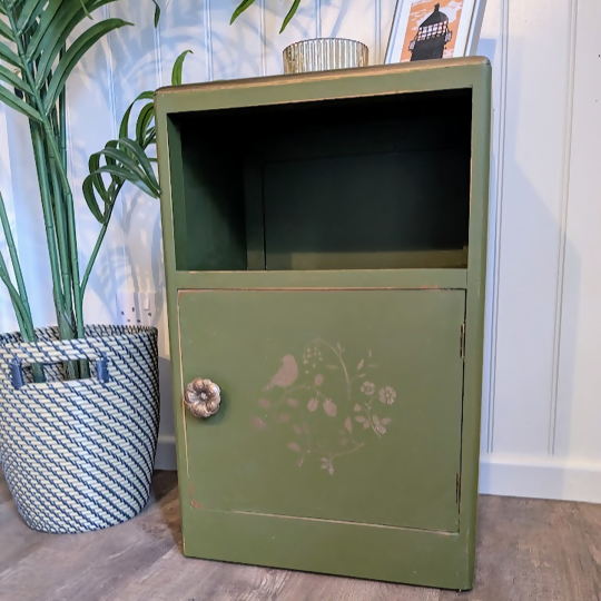 Upcycled Vintage Bedside Table R24021 4