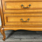Chest of Drawers Vintage French Louis XVI 3 Drawers Carved Cabinet LOT 4456
