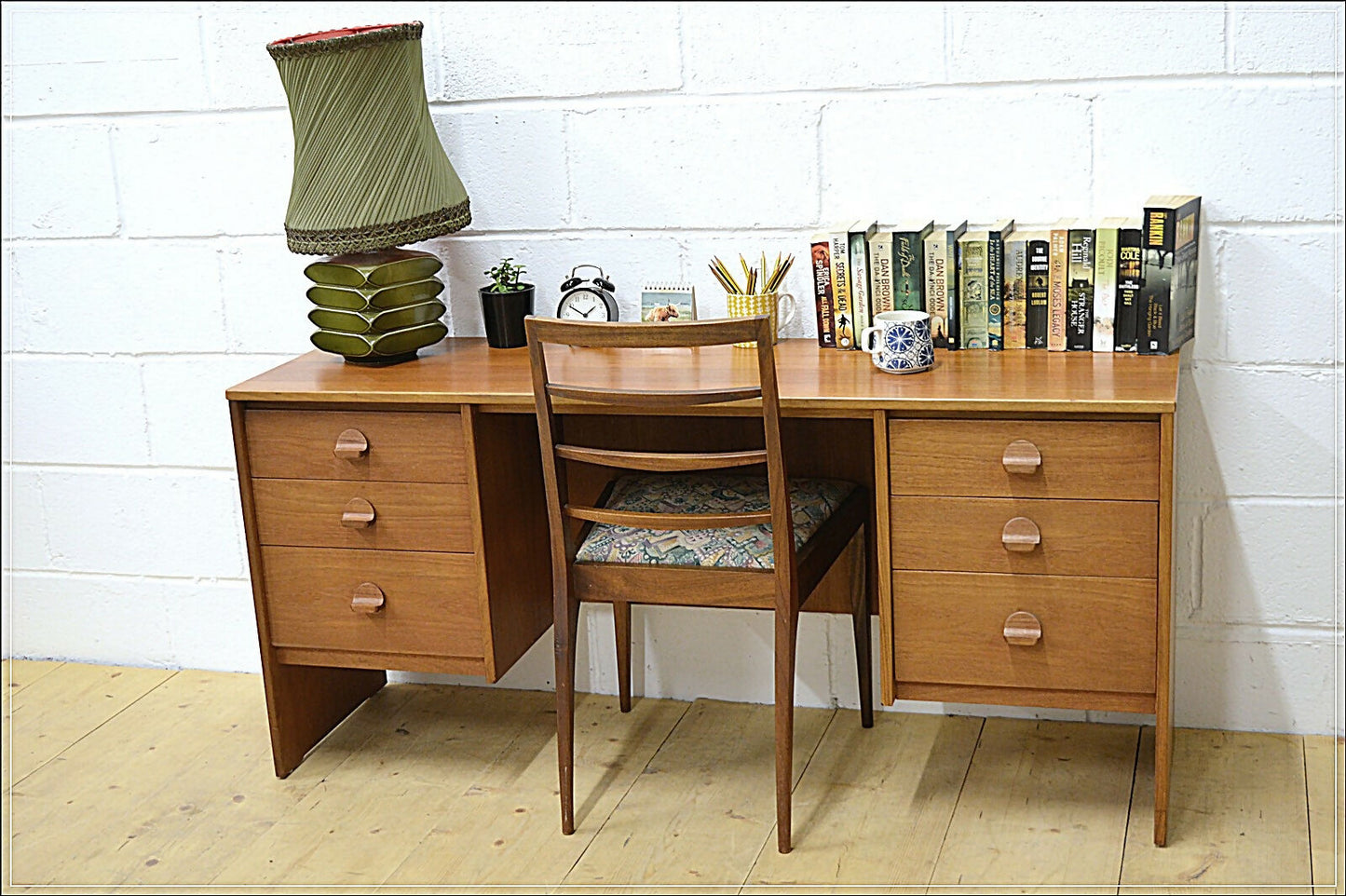 Vintage Desk Stag Teak Mid Century Danish Design DELIVERY