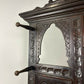 Late 19th Century Carved Gothic Oak Hall Stand