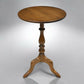Ercol Pedestal Wine Table/Plant Stand Model 1106 Golden Dawn Round FREE Delivery