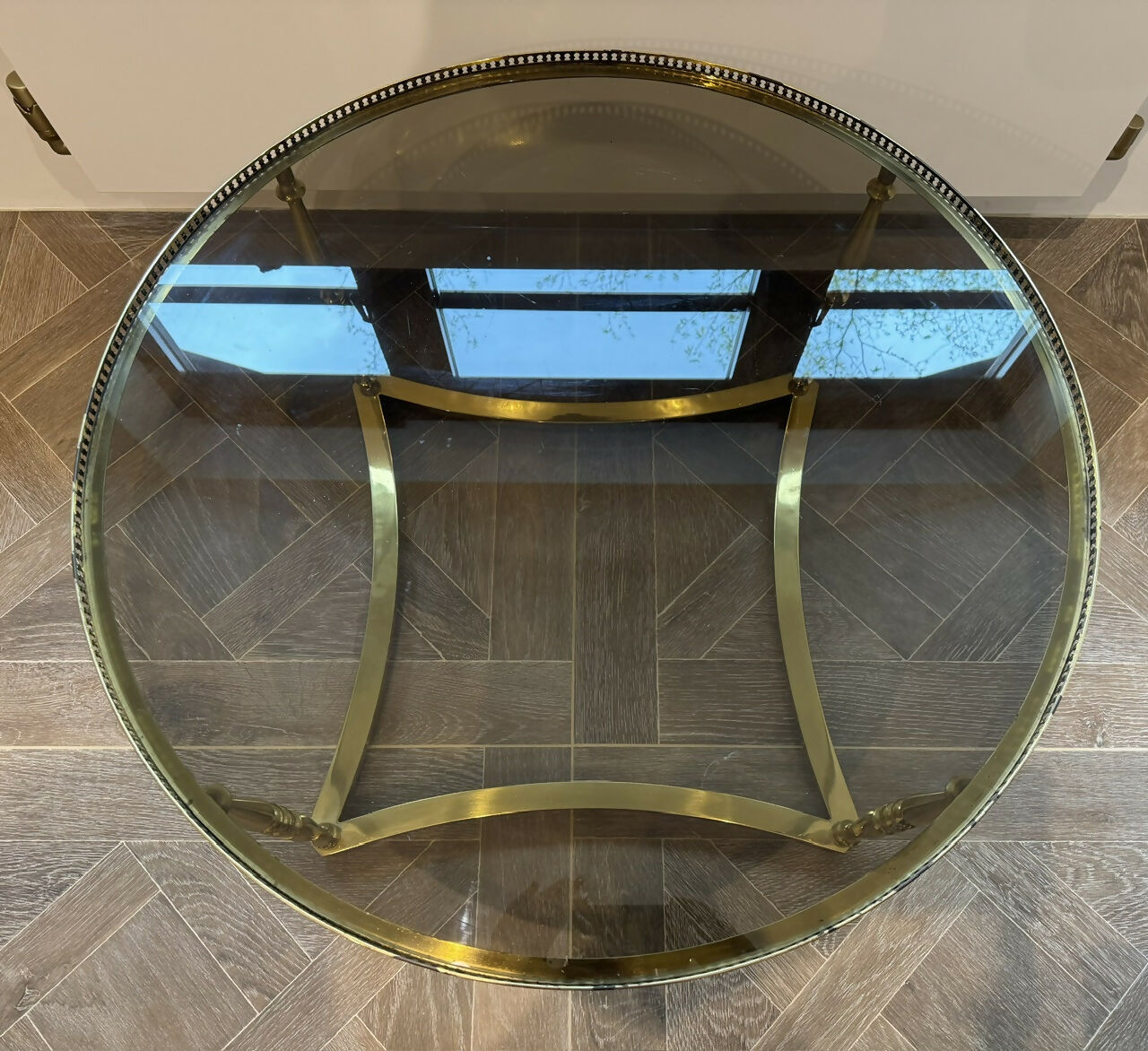 Parisian High Quality French Brass Coffee Table