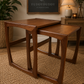 G Plan Quadrille – R. Bennett – restored teak – set of three