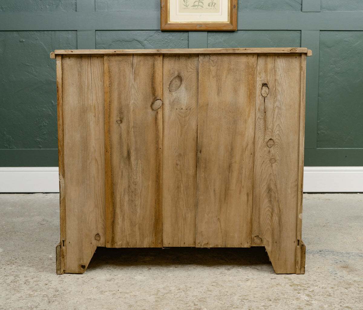 Edwardian Pine Chest of Drawers - 2 Over 2 - Antique