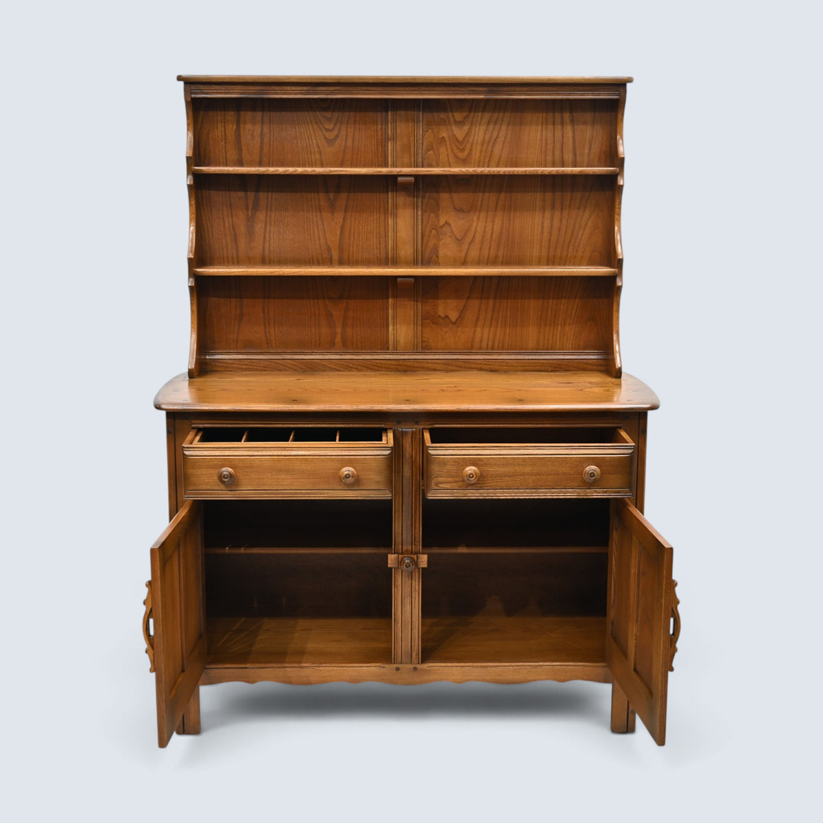Ercol Old Colonial Dresser Double Cupboard Golden Dawn Finish FREE UK Delivery*