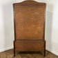 Vintage Oak Display Cabinet With Two Glass Doors