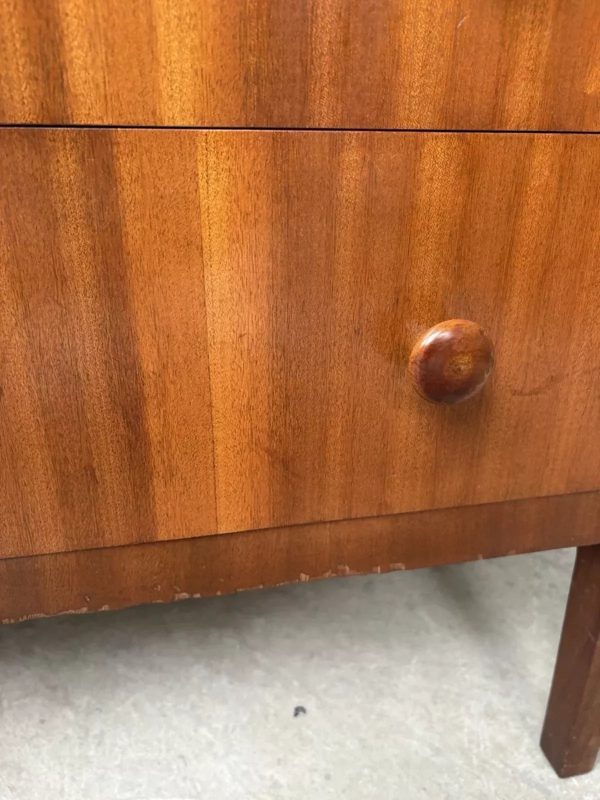 Tall Vintage Mid Century Chest Of Drawers Tallboy Retro Scandi Danish R1200