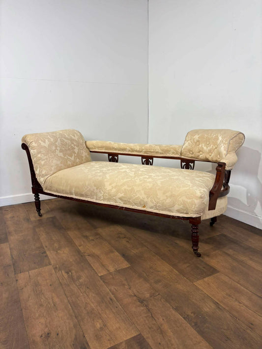 Victorian Mahogany Chaise Longue
