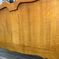 Bed Antique French Louis XVI Oak Double Bed Frame Carved Headboard LOT 3662