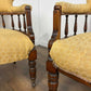 Pair of Edwardian Mahogany Upholstered Tub Chairs