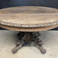 French Carved Oak Hunting Table