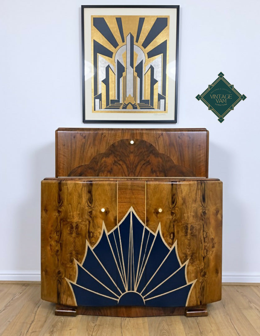 Art Deco cocktail cabinet, drinks bar