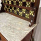 Edwardian Mahogany Marble Top Wash Stand