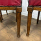 Set of Four Early 20th Century Oak Art Nouveau Dining Chairs