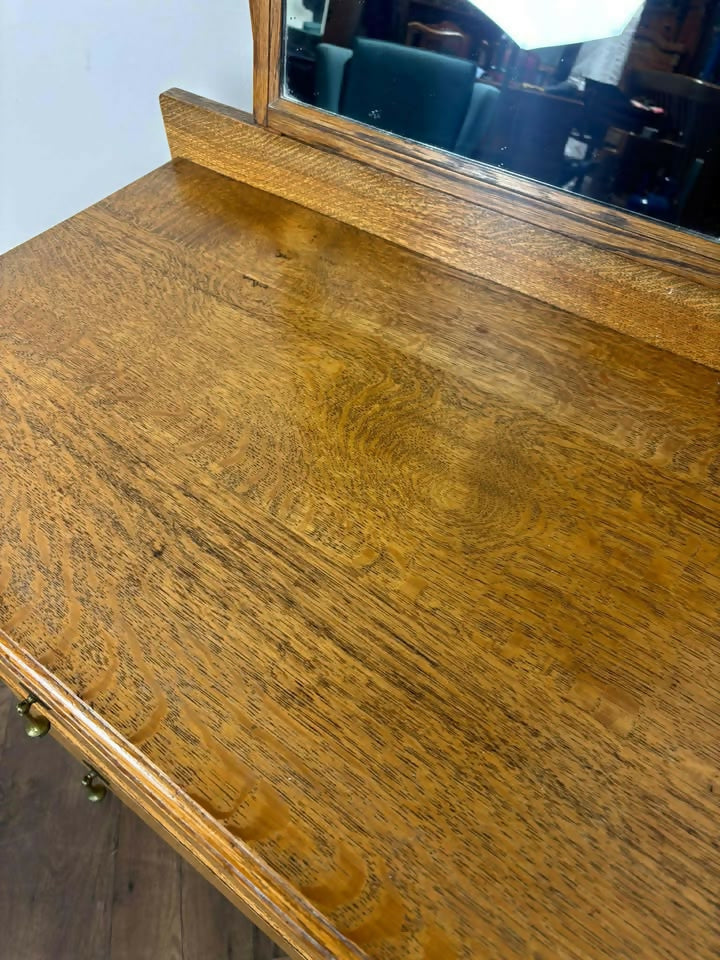 Early 20th Century Oak Dressing Table
