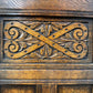 Good Quality Oak Carved Sideboard Cabinet