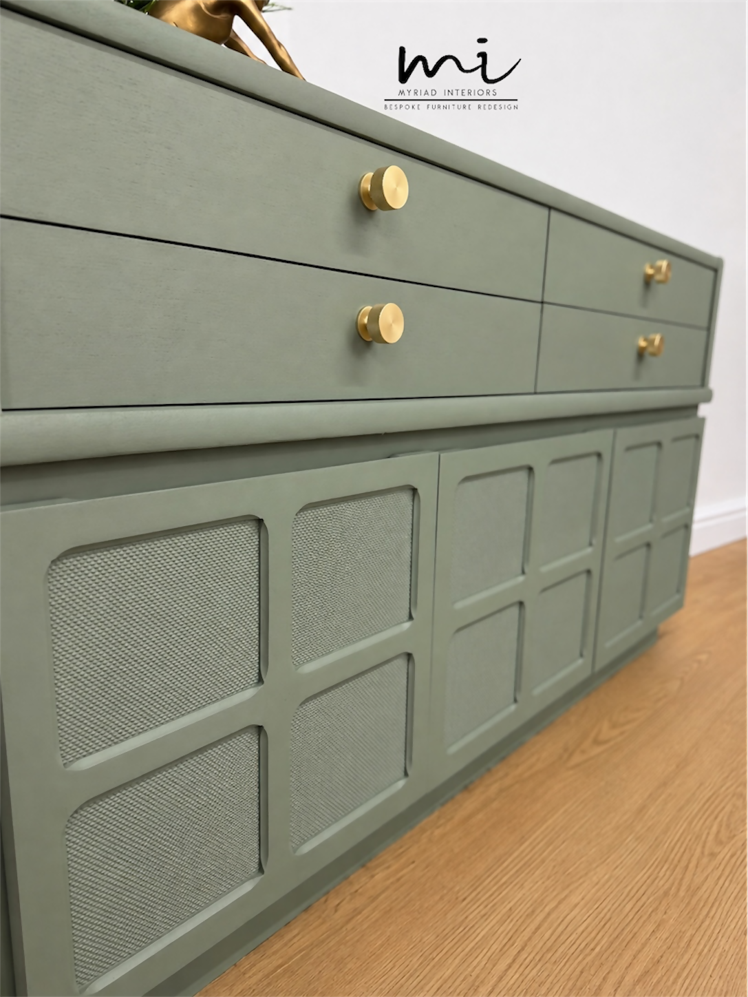 Vintage sage green Nathan sideboard, TV Stand, media centre, retro, console table, drinks cabinet, cocktail, drawer, cupboard Mid century